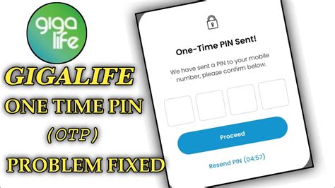 globe one time pin verification.